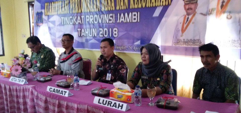 Kelurahan Patunas Kecamatan Tungkal Ilir Masuk Enam Besar Hasil Verifikasi Tim Penilai Lomba Desa dan Kelurahan Tingkat Provinsi Jambi Tahun 2018